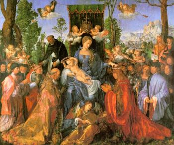 Albrecht Durer : Feast of the Rose Garlands